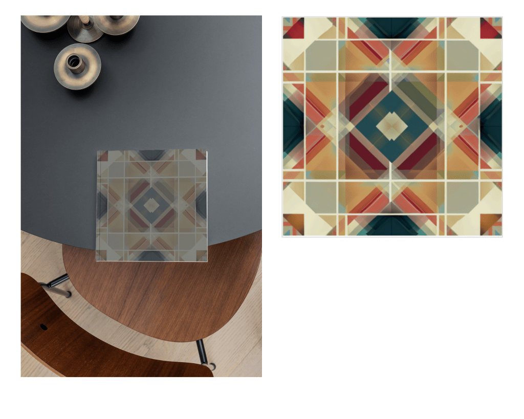 neonplaid tile sticker