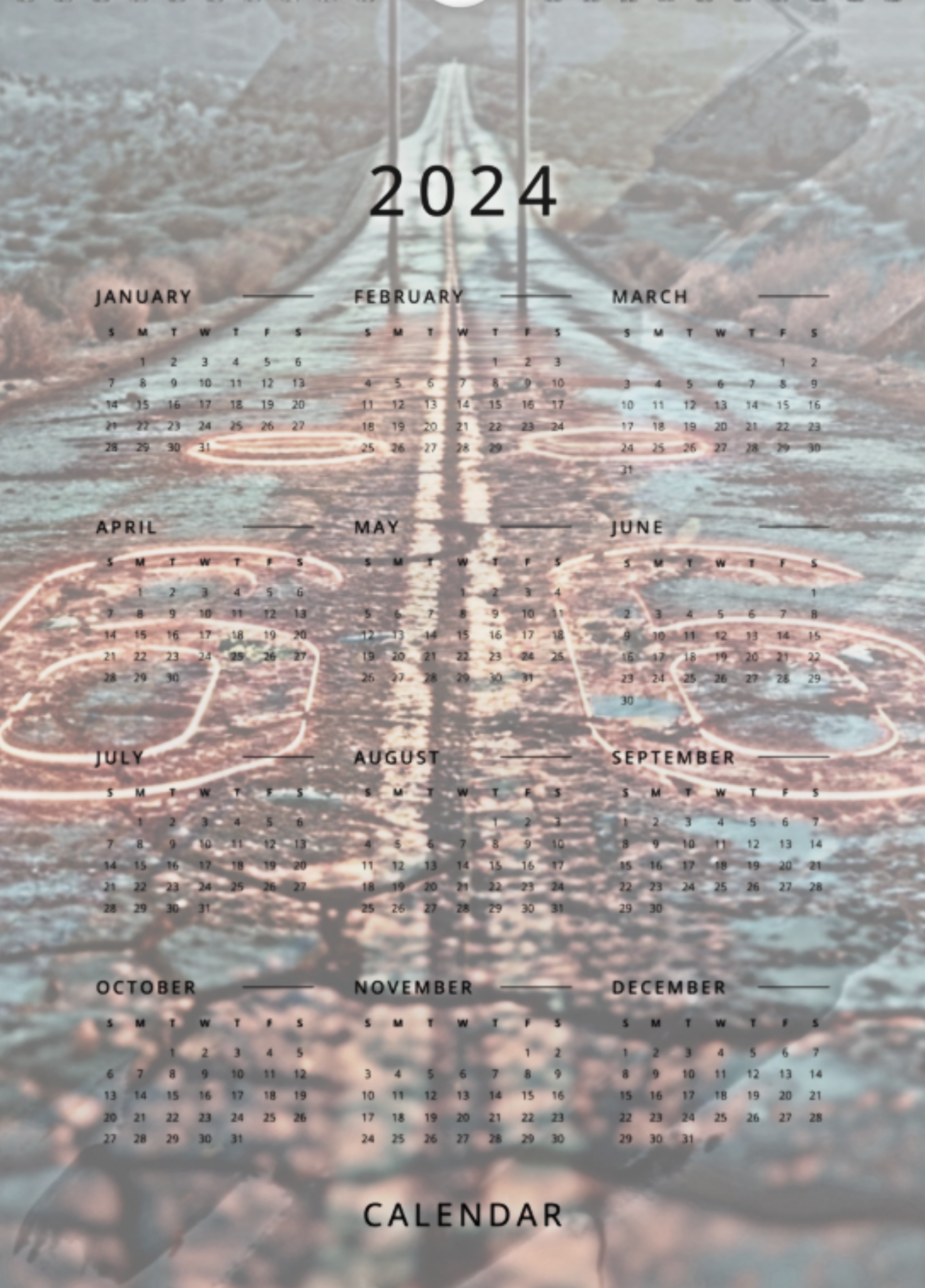 calendar design prints