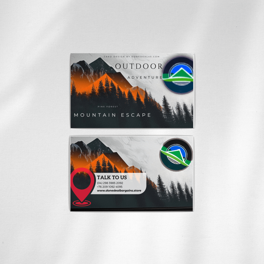 outdoor business cards