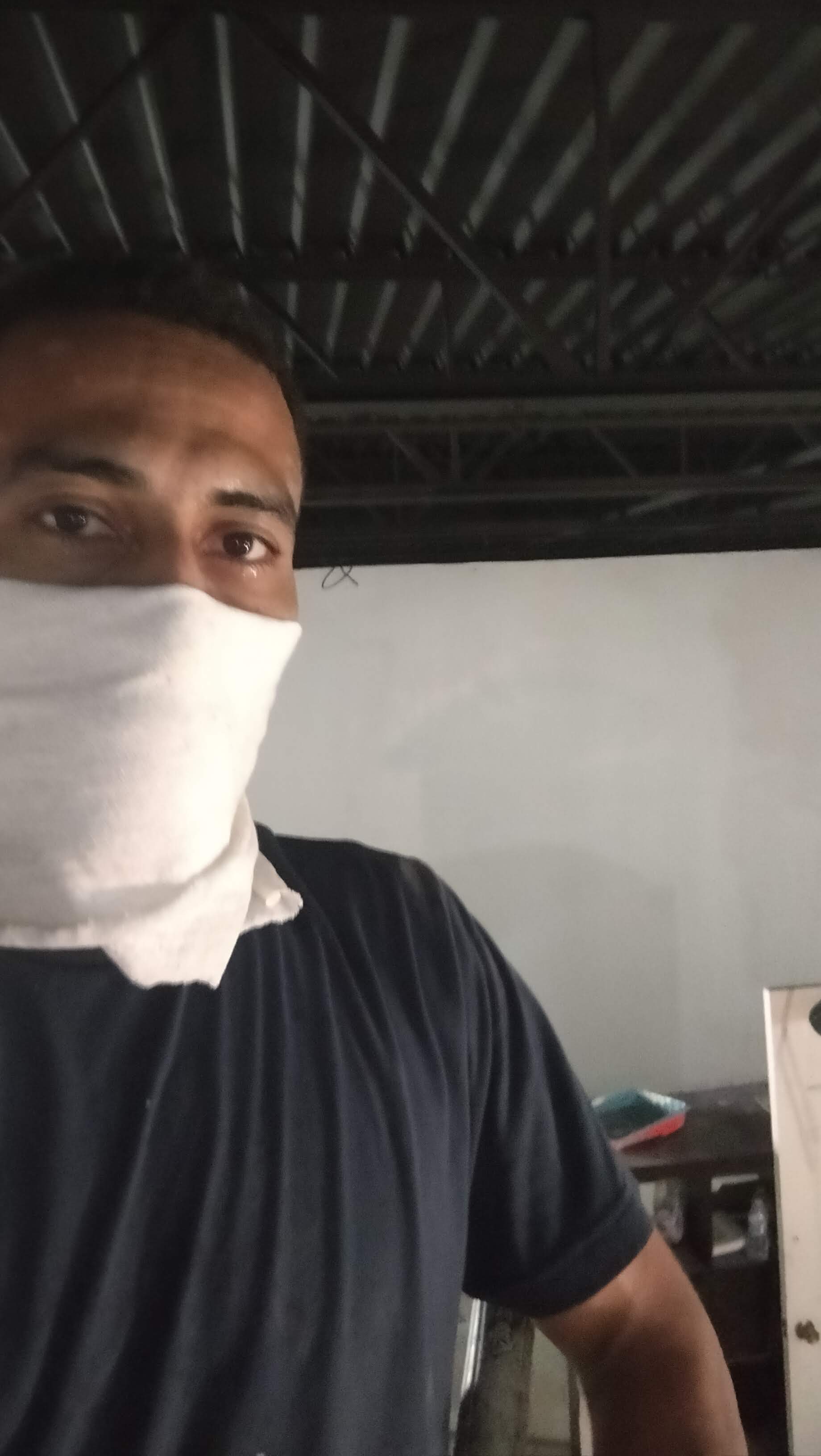 jacob with light duty mask