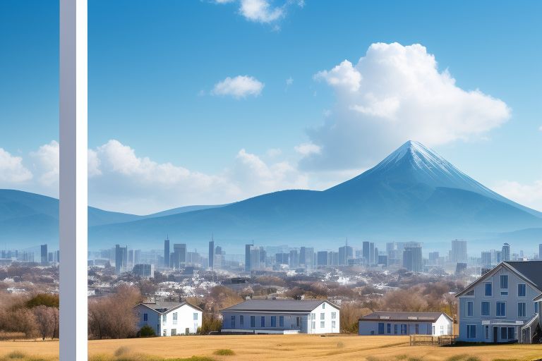 world art village by the mountain side