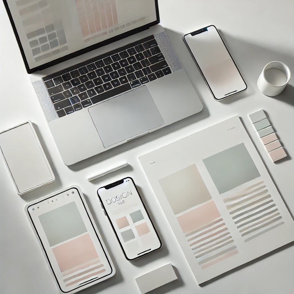 variety of digital mock up design