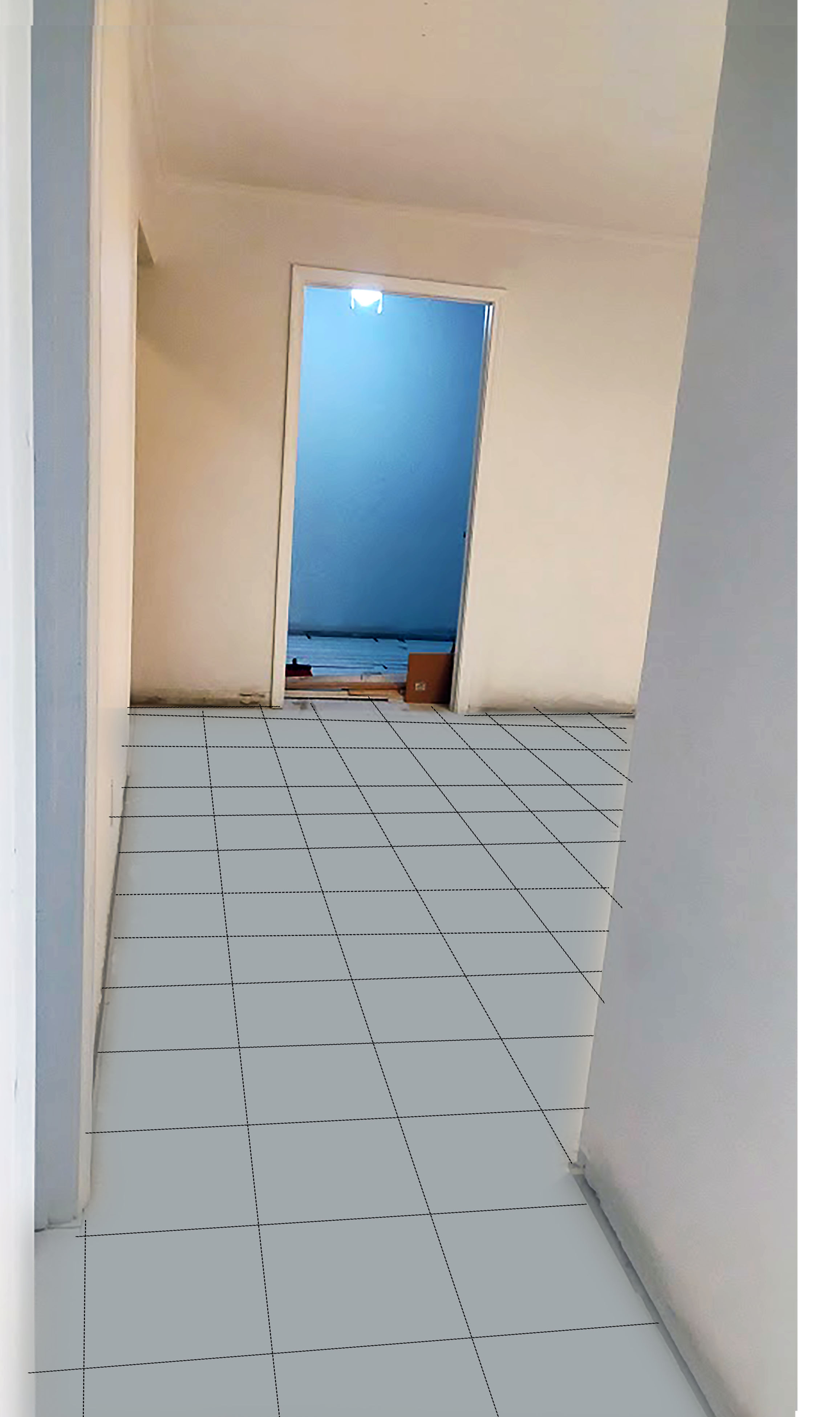 tile painting floor guide