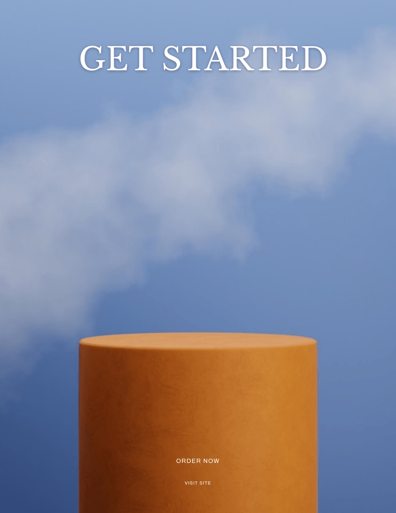 get started product mock up template